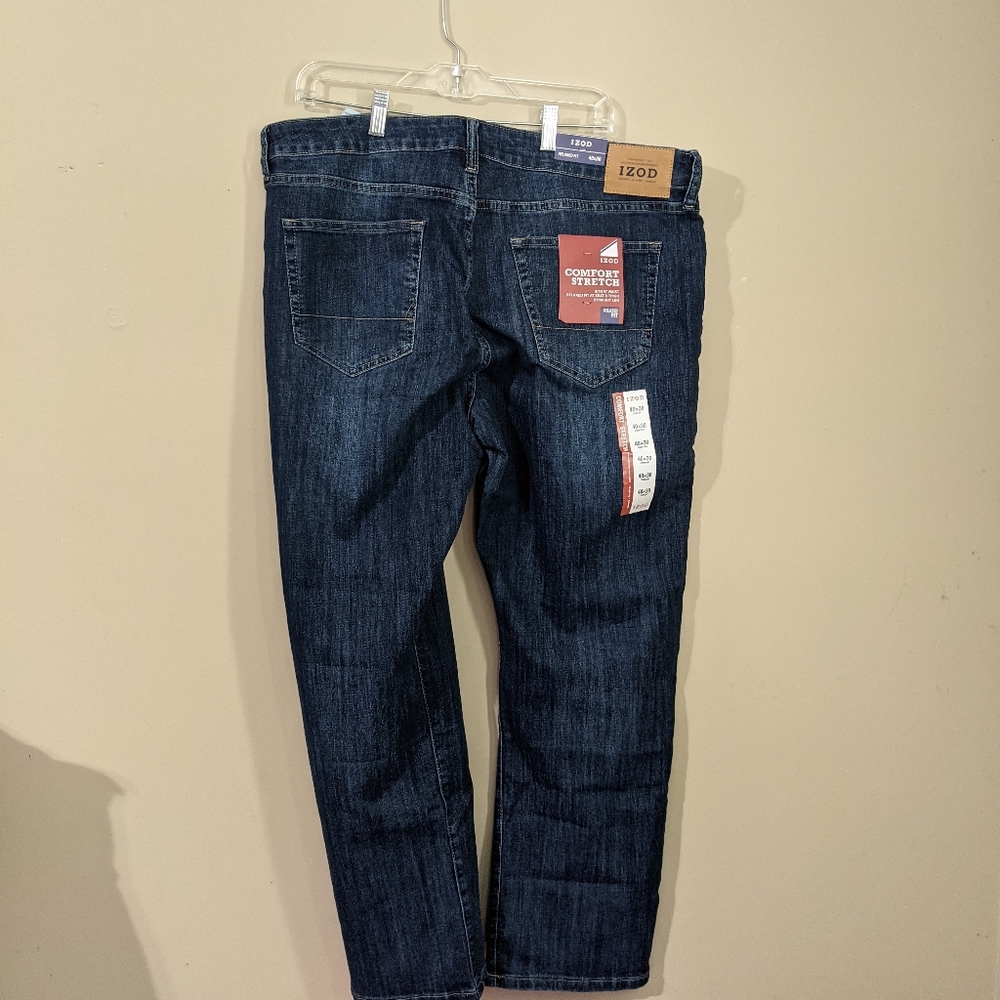 Izod Men's Comfort Stretch Denim Jeans